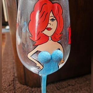 Lulu Fabulous Wine Glass In Vibrant Colors NWT